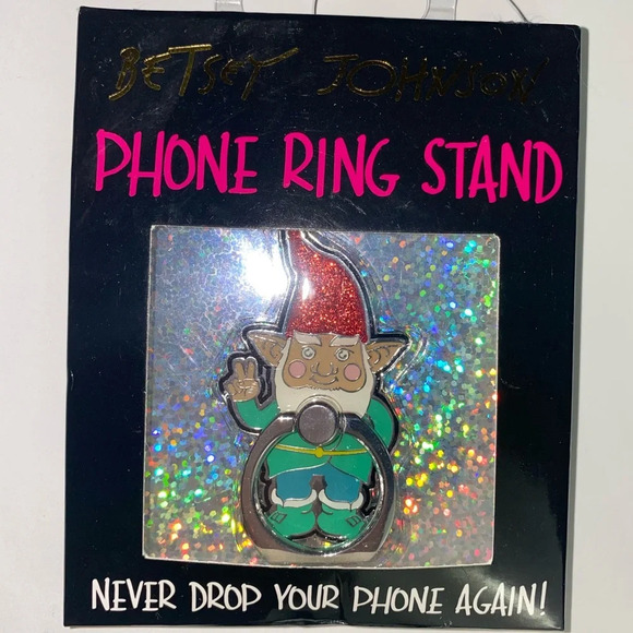 Betsy Johnson Elf Phone Ring Stand - Picture 2 of 2
